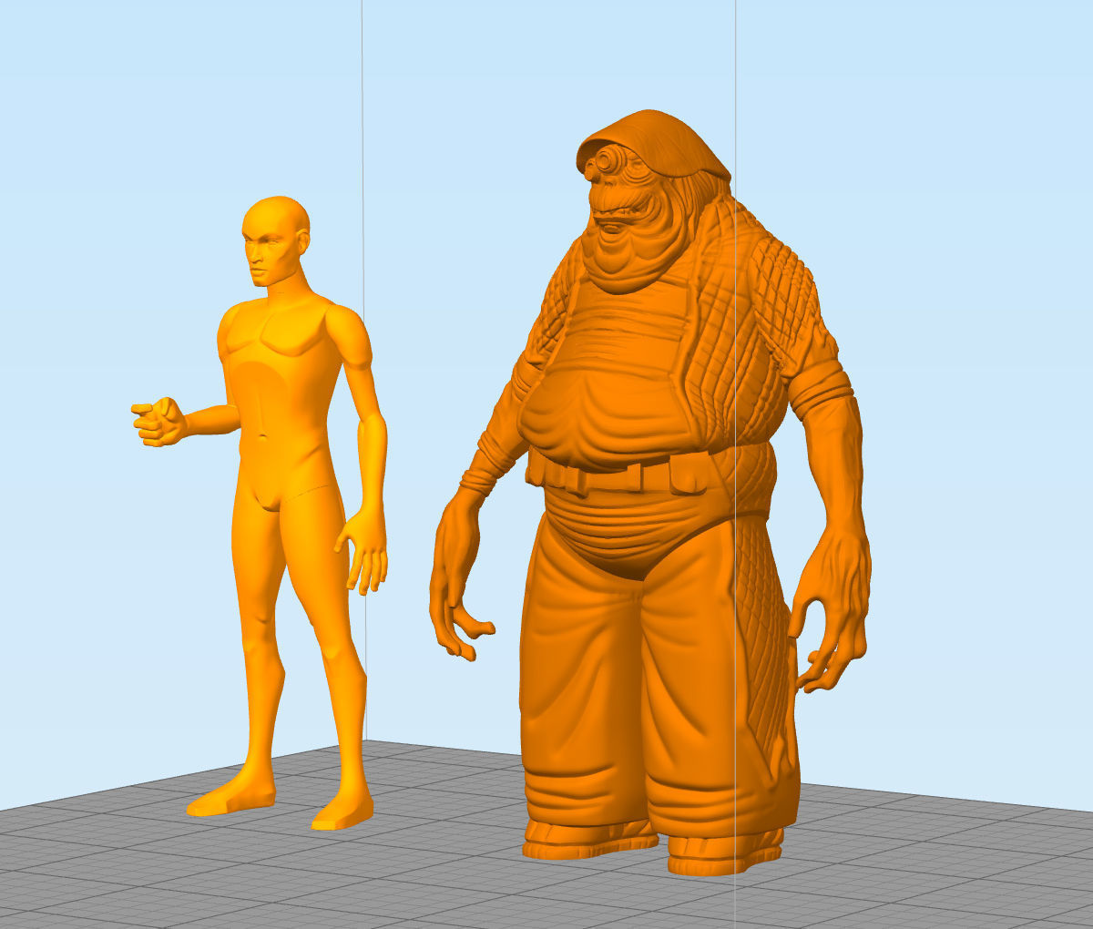 Dewi Pamular and Fredi  Pamular ANDOR star wars  for 3 75 inch 3D print model_3
