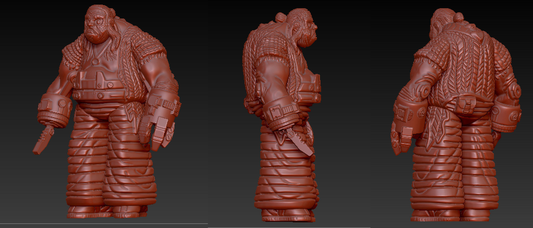 Dewi Pamular and Fredi  Pamular ANDOR star wars  for 3 75 inch 3D print model_8