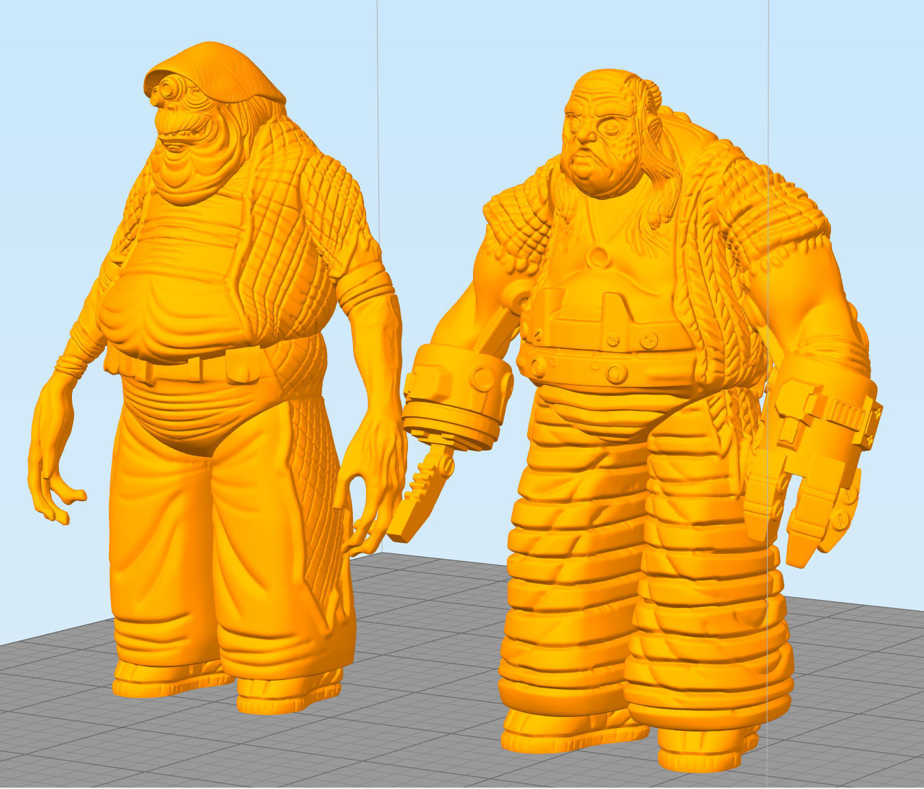 Dewi Pamular and Fredi Pamular ANDOR star wars for 3 75 inch 3D model ...