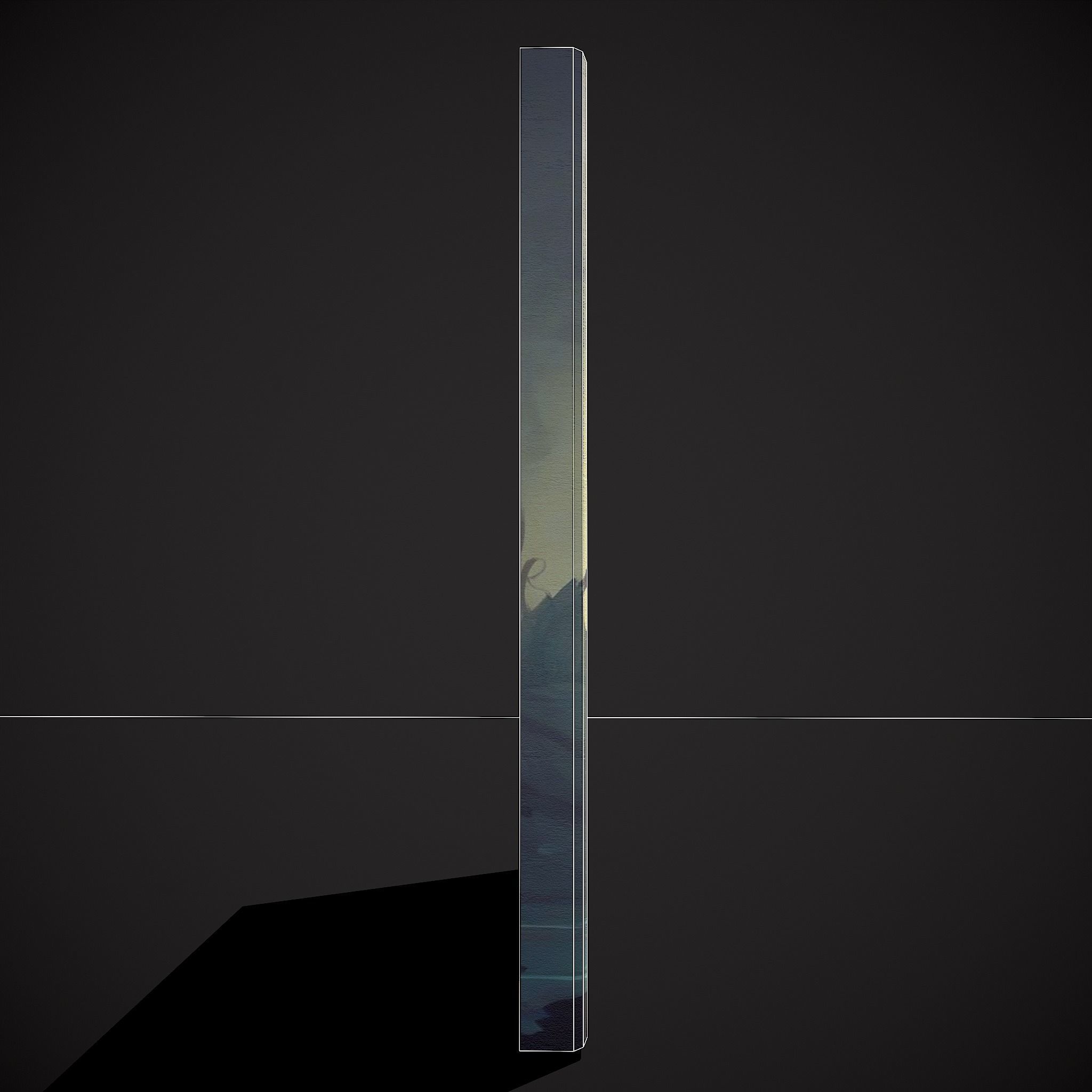 Fish in a Jar Painting Low-poly 3D model_8