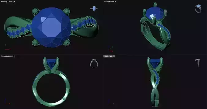 2cts Diamond Engagement Ring