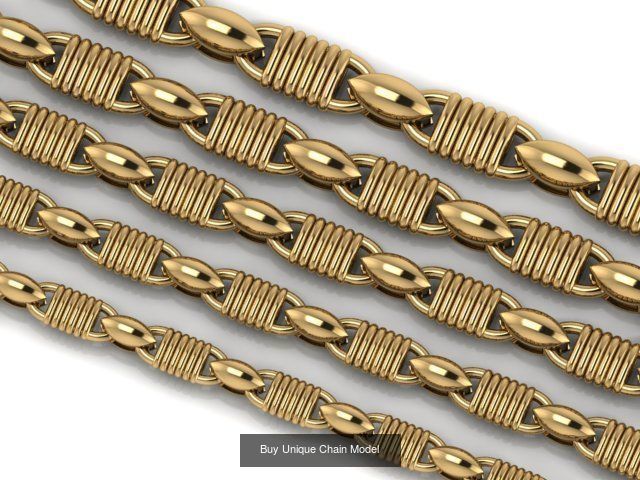 3d printed chain Model  33 highly sold unique chain link 3D Model Collection_8