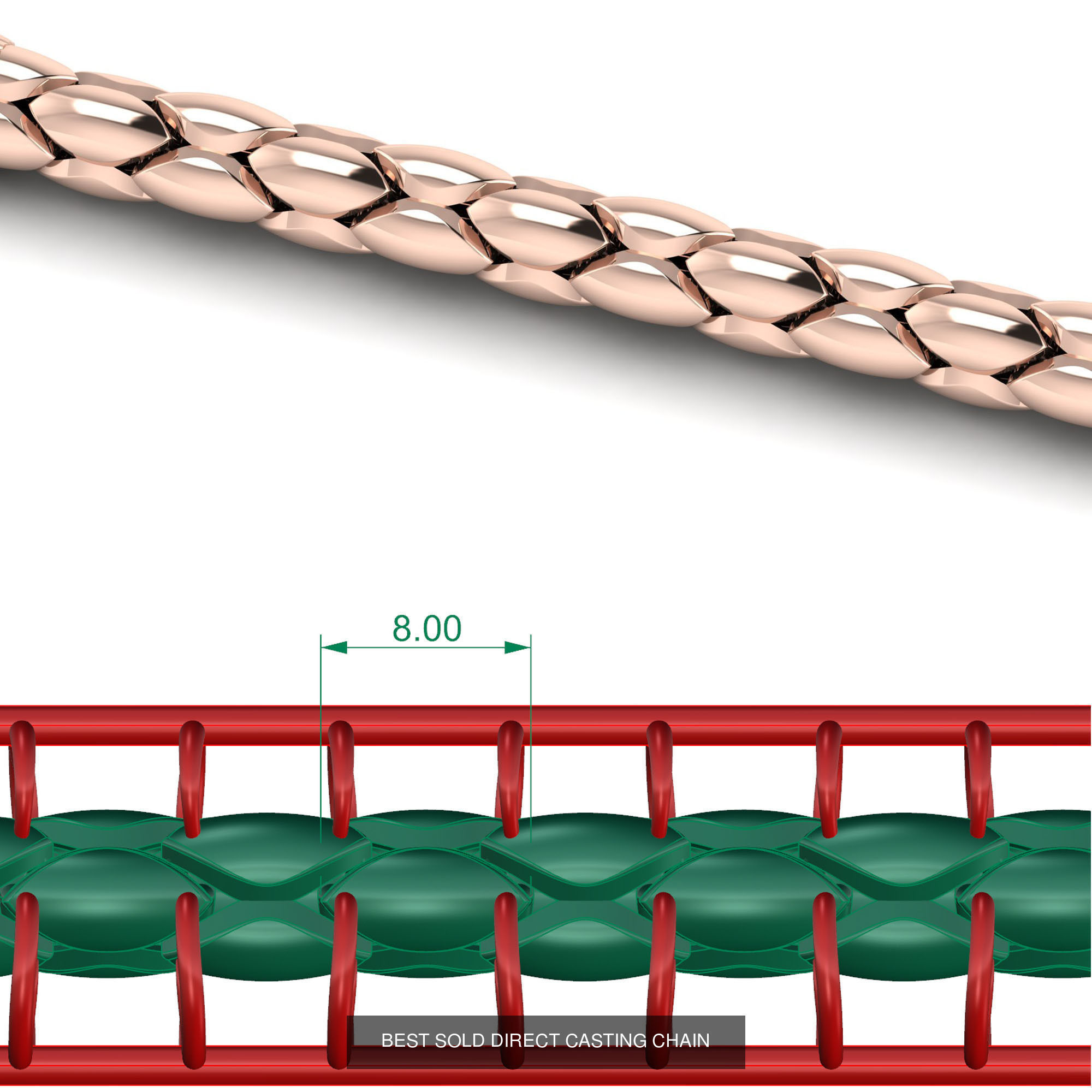 3d printed chain Model  33 highly sold unique chain link 3D Model Collection_20