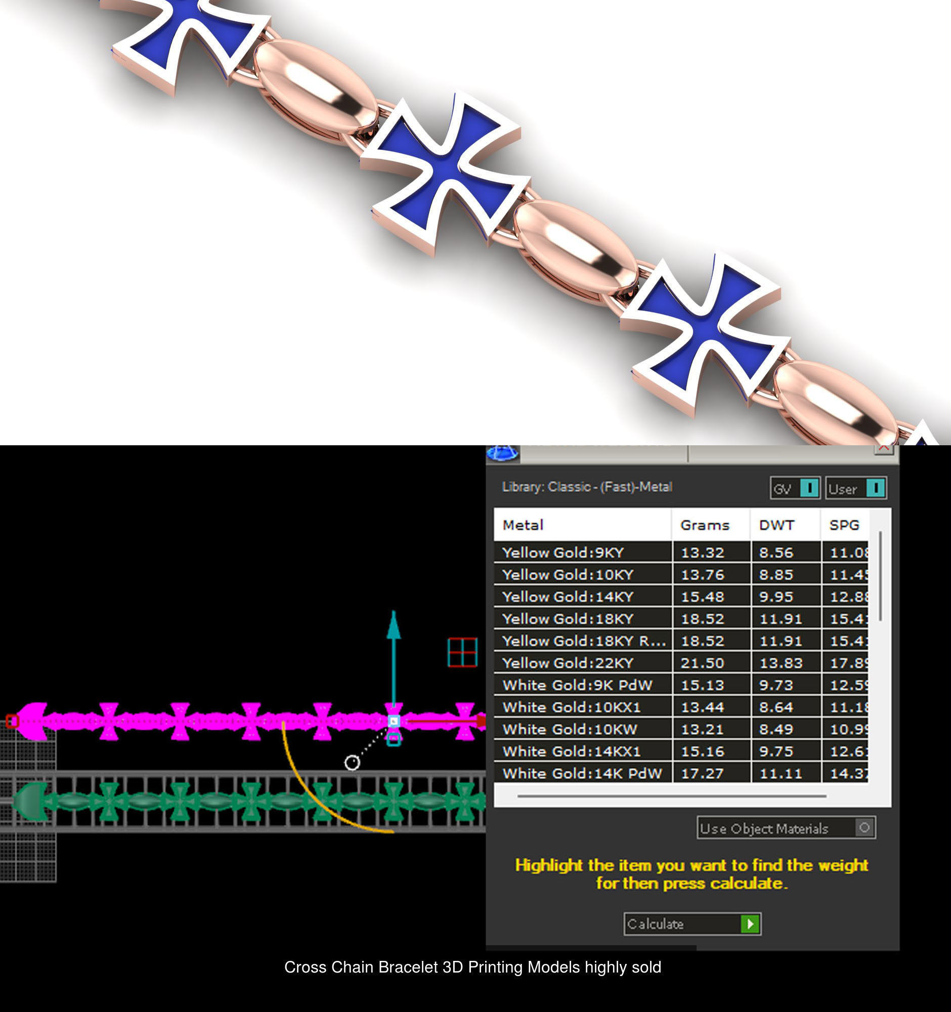 3d printed chain Model  33 highly sold unique chain link 3D Model Collection_23