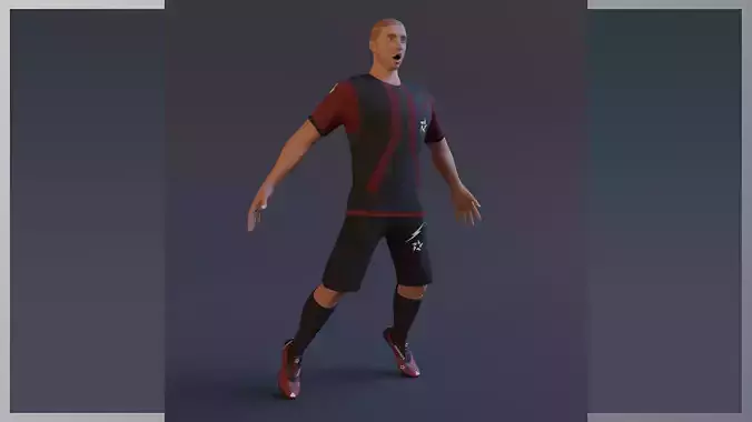 Football Player game ready character