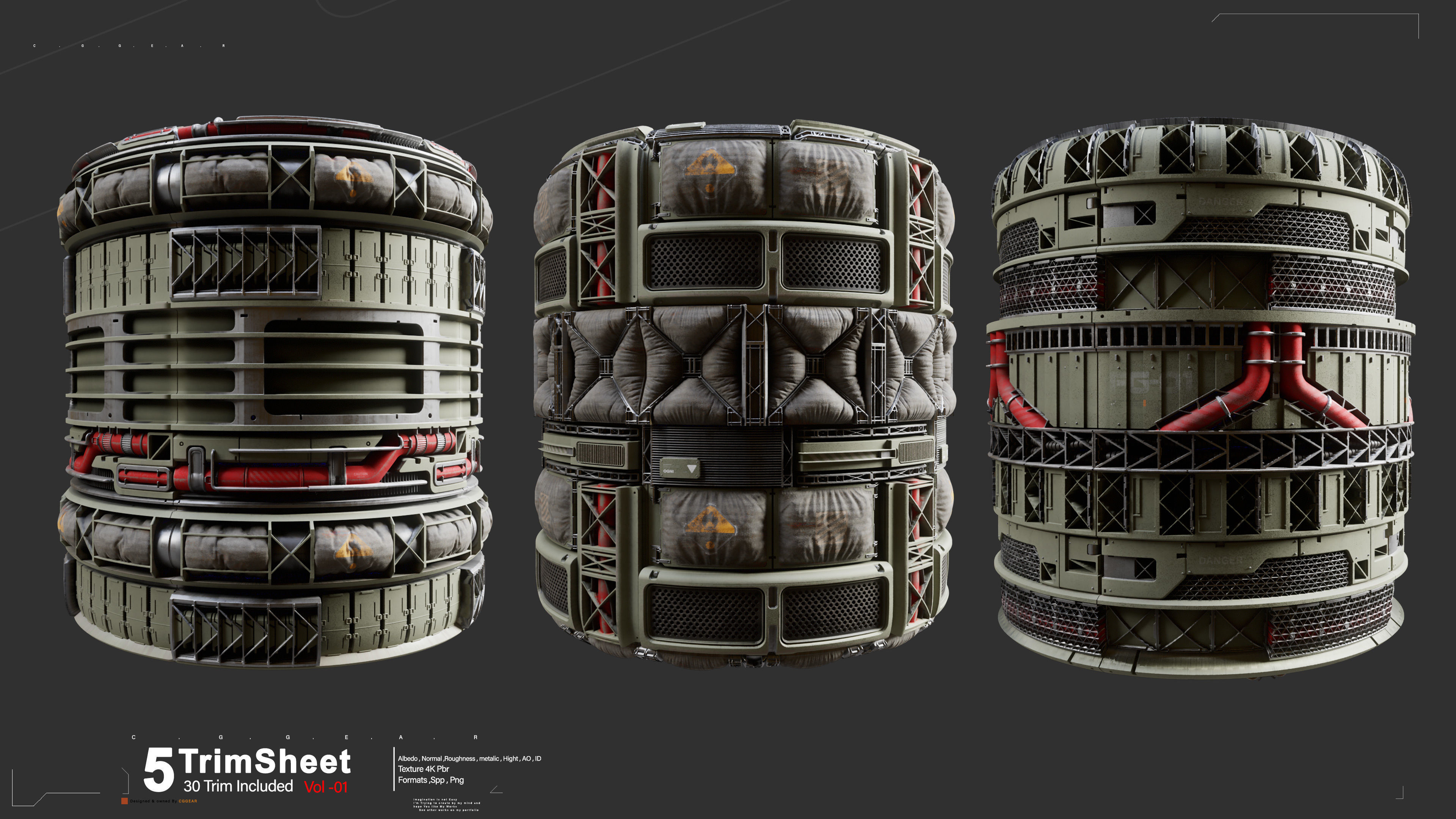 Sci fi Industrial Trimsheet Vol 1 Texture_1