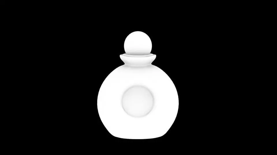 Perfume Bottle Free low-poly 3D model_0