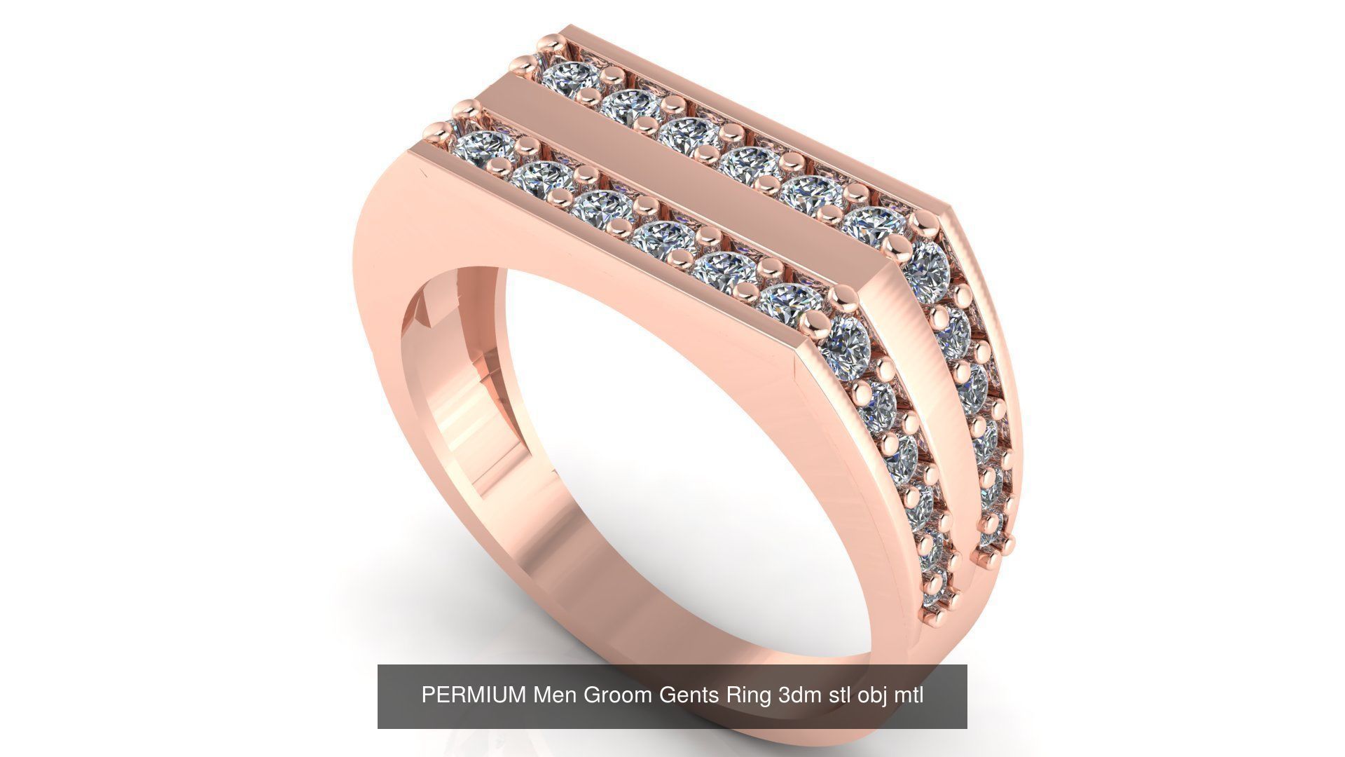 38 design unique highly sold gents groom ring 3D Model Collection_34