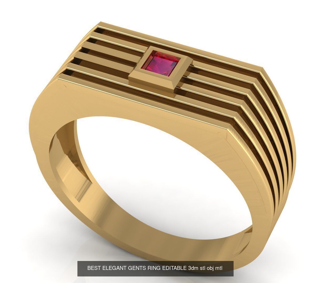 38 design unique highly sold gents groom ring 3D Model Collection_19