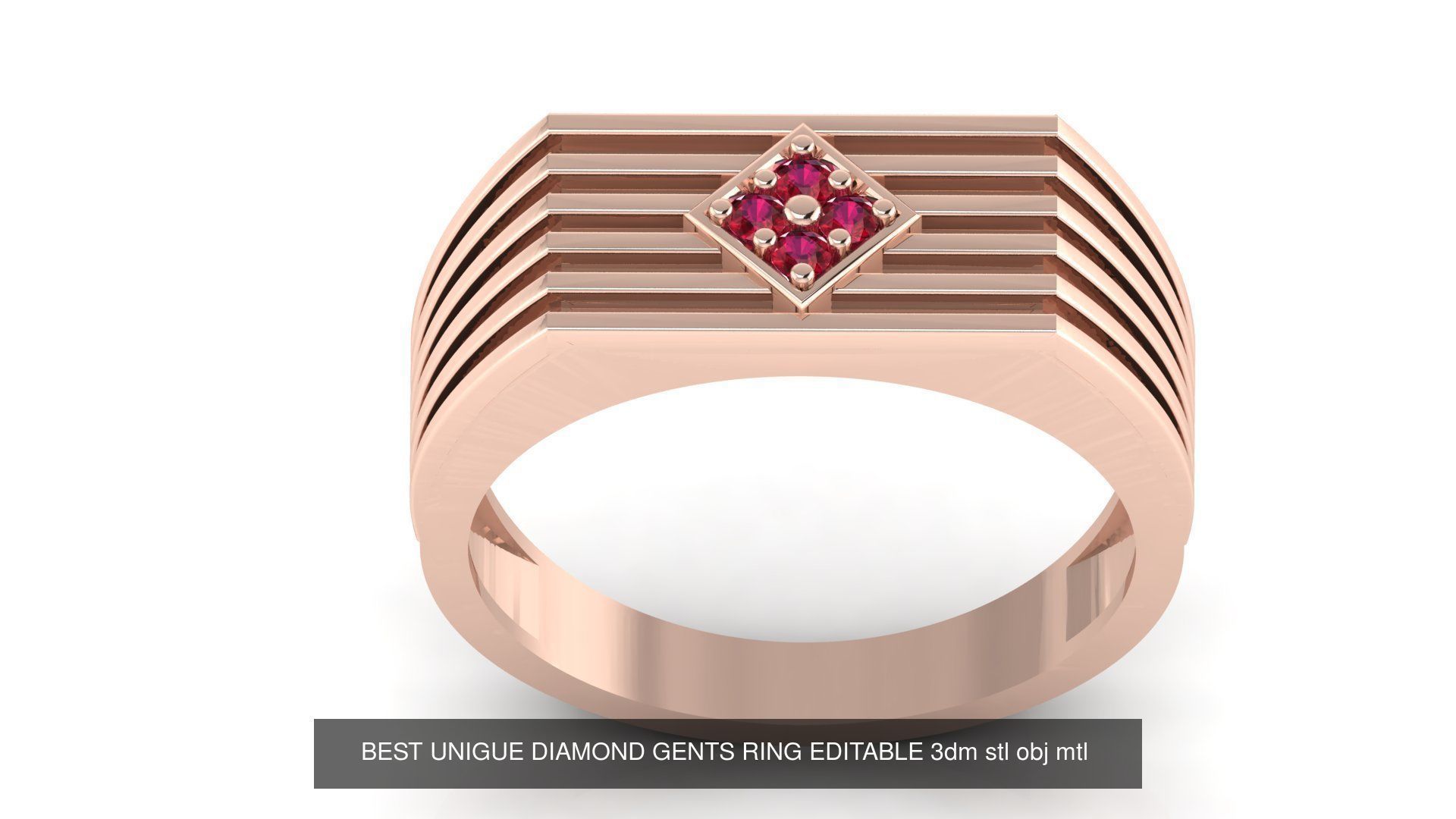 38 design unique highly sold gents groom ring 3D Model Collection_20