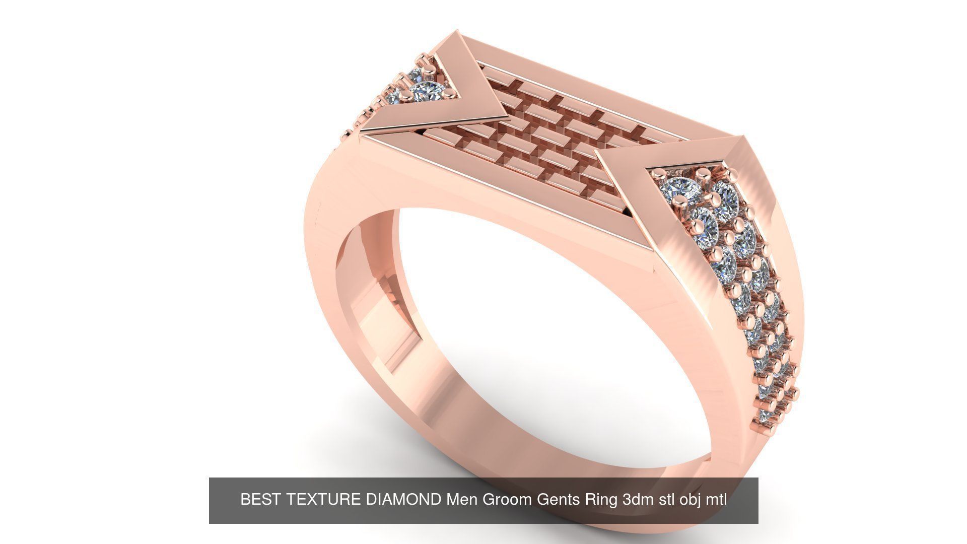 38 design unique highly sold gents groom ring 3D Model Collection_32