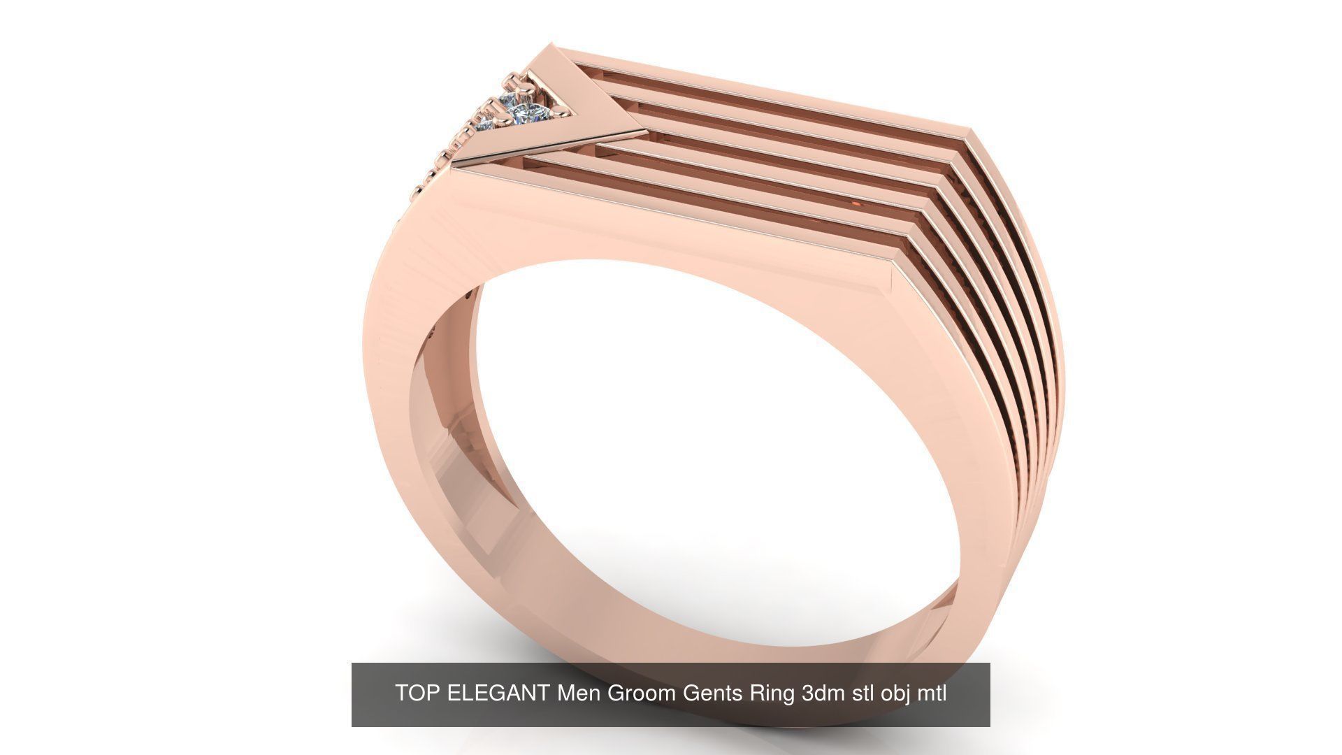 38 design unique highly sold gents groom ring 3D Model Collection_31