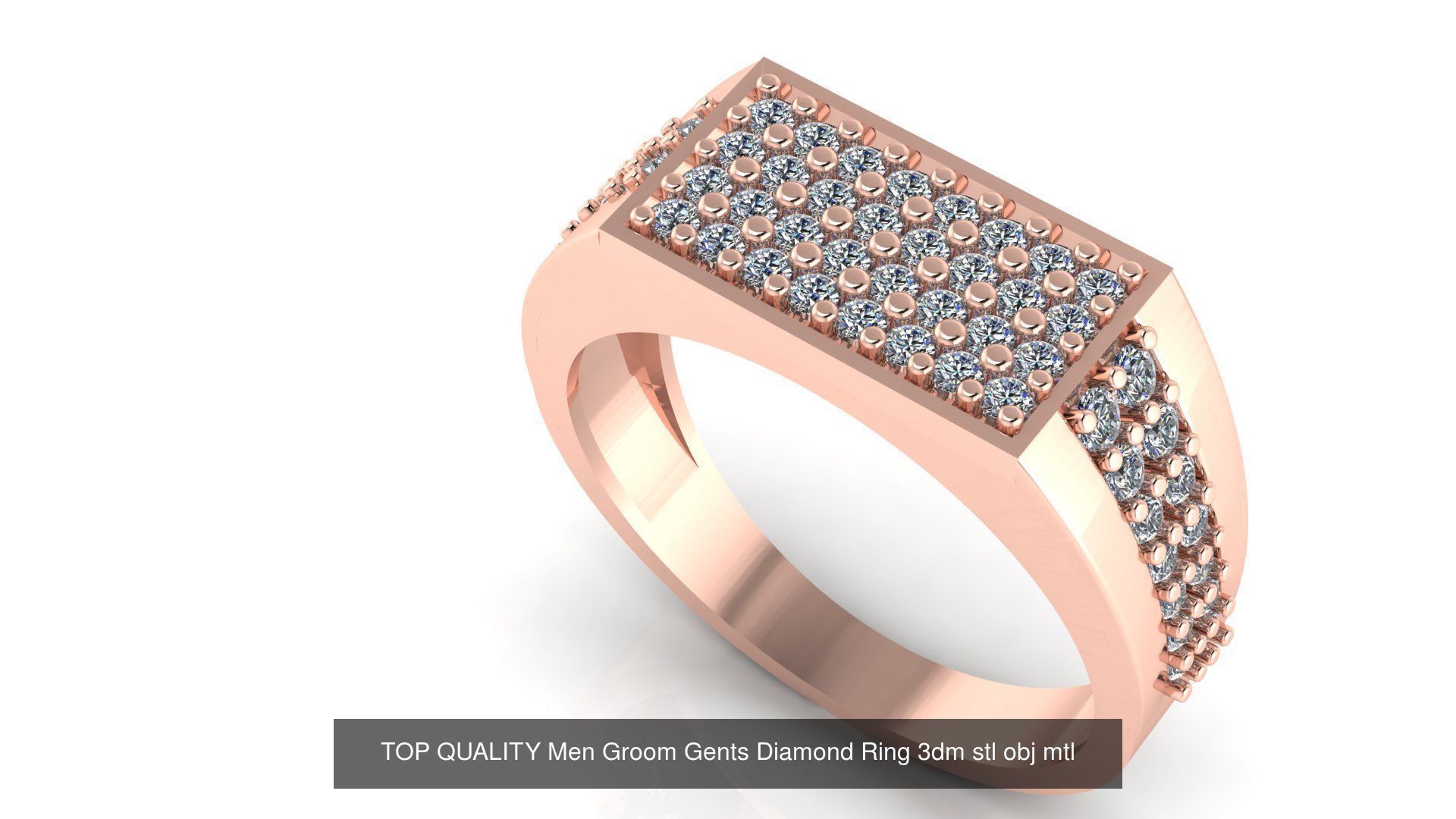 38 design unique highly sold gents groom ring 3D Model Collection_37