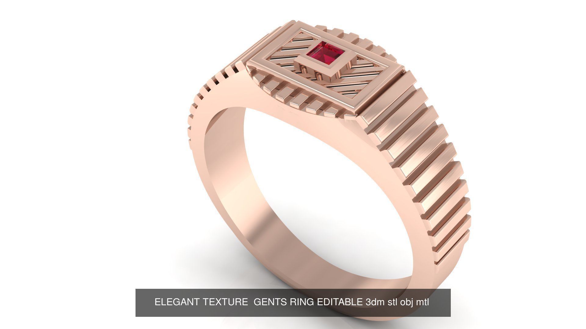 38 design unique highly sold gents groom ring 3D Model Collection_23