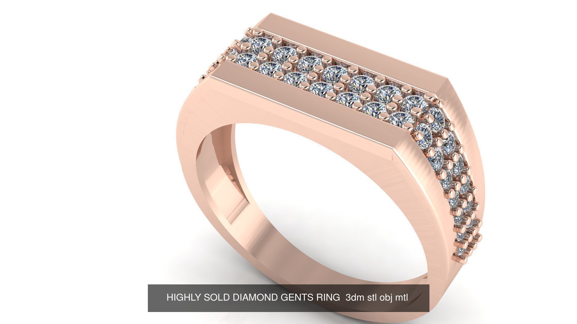 38 design unique highly sold gents groom ring 3D Model Collection_27