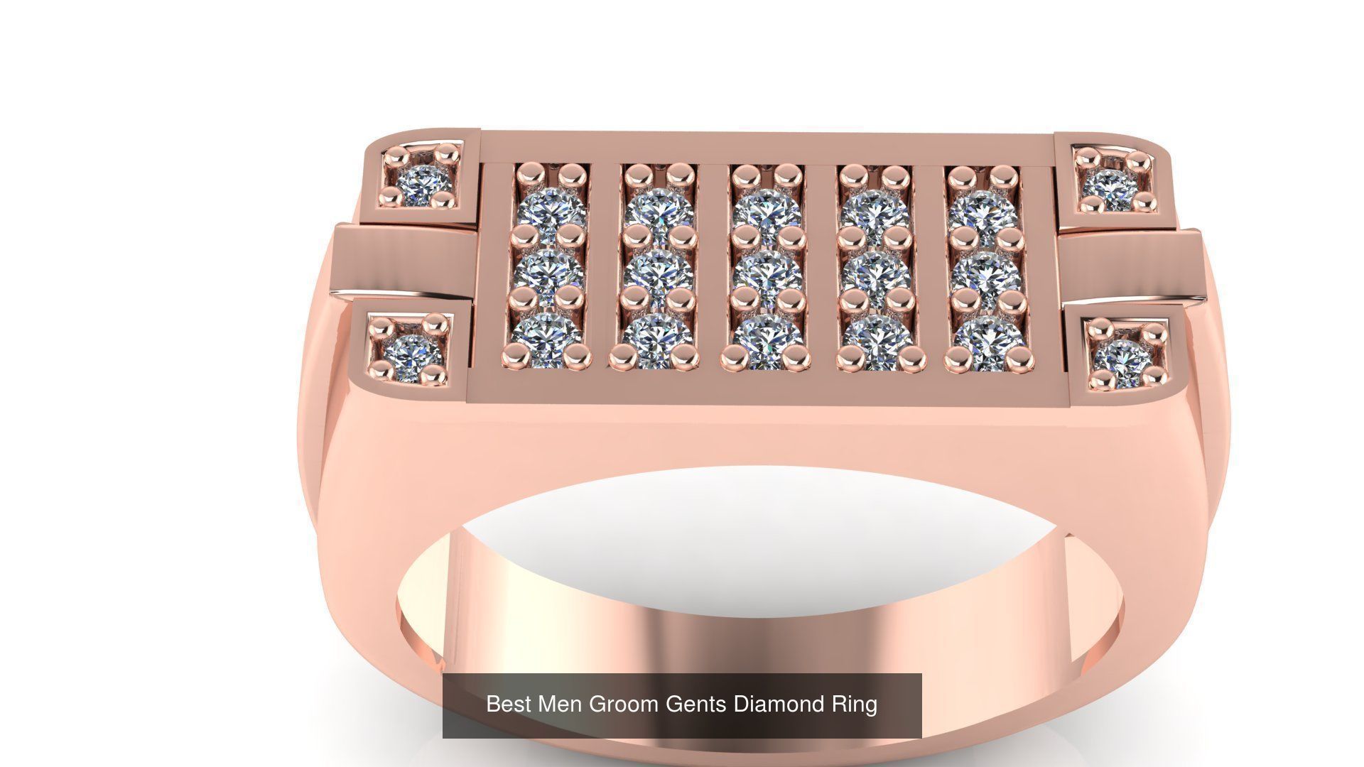 38 design unique highly sold gents groom ring 3D Model Collection_40