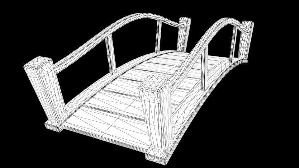 CARTOONIC BRIDGE Free low-poly 3D model_2