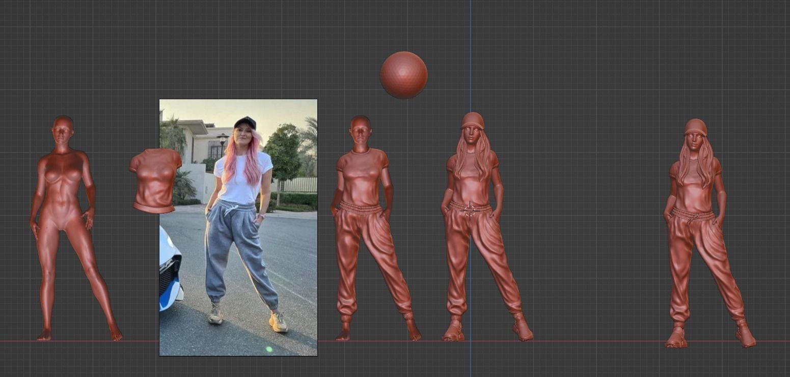 GIRL174  SCALE 164  3D PRINT MODEL 3D print model_2