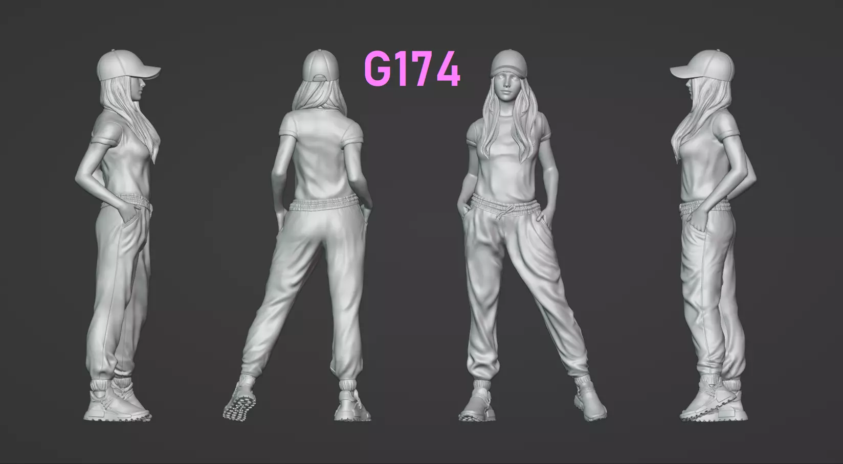 GIRL174  SCALE 164  3D PRINT MODEL 3D print model_0