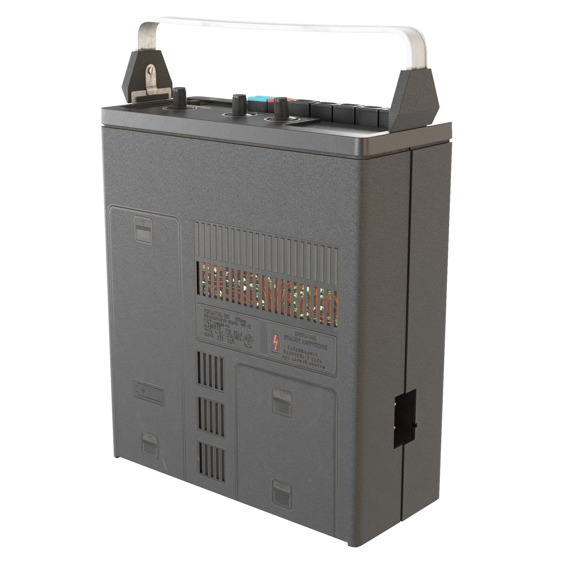 Tape recorder Romantic 306 3D model_8