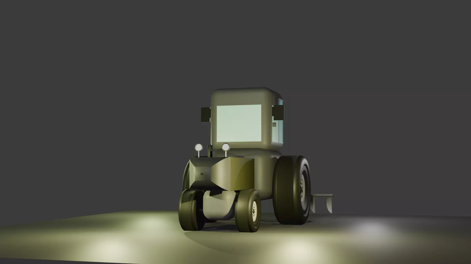 tractor 3d 3D model_0