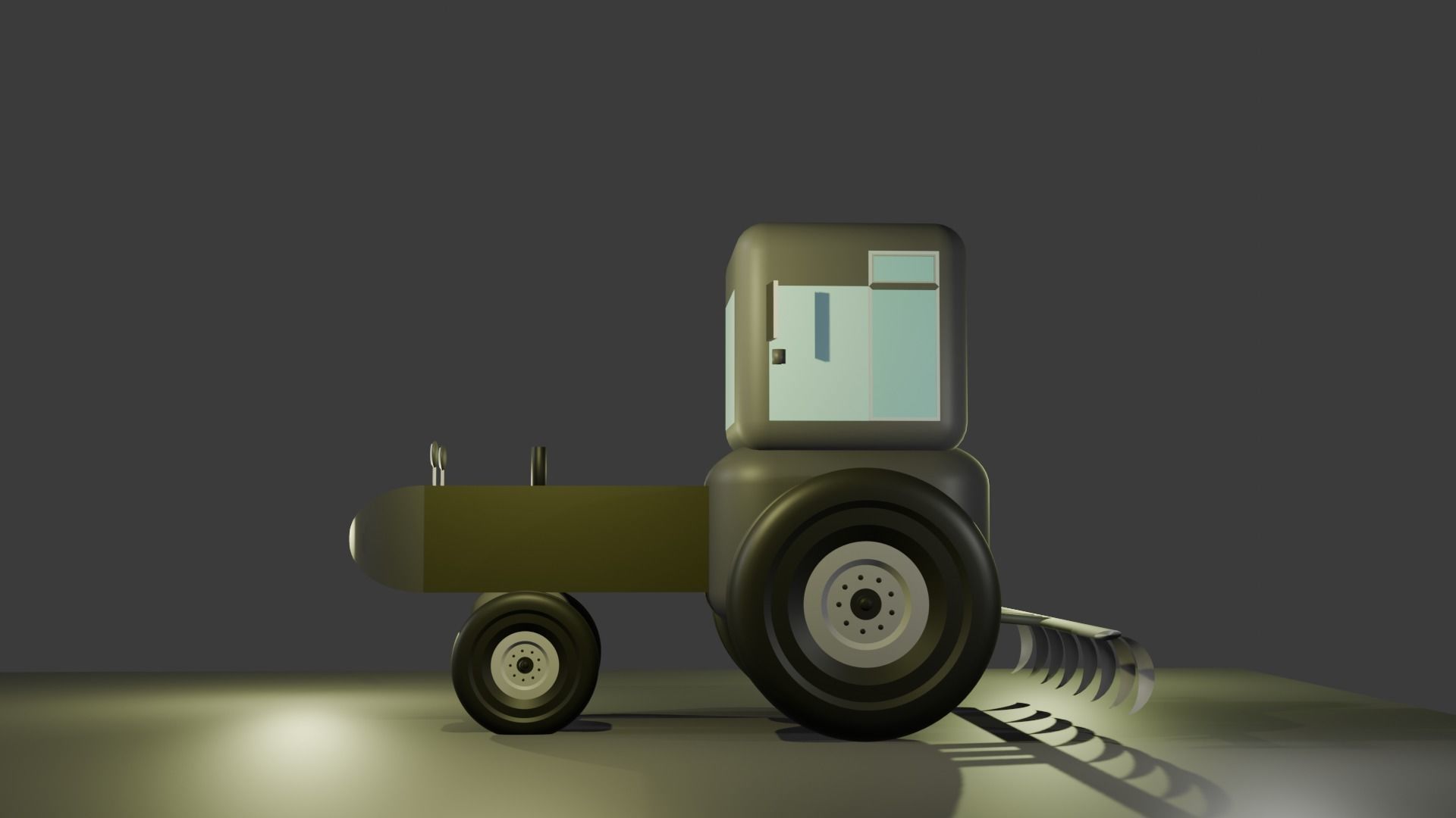 tractor 3d 3D model_1