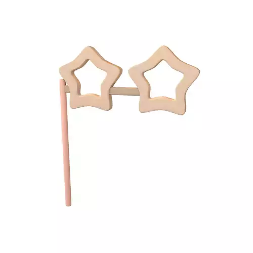 Carnival Mask with Star Shaped v1 002