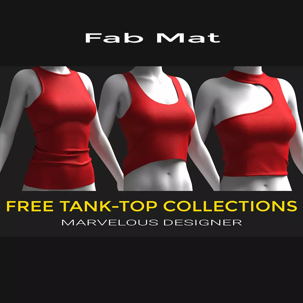 Tank Top Collections Free 3D model