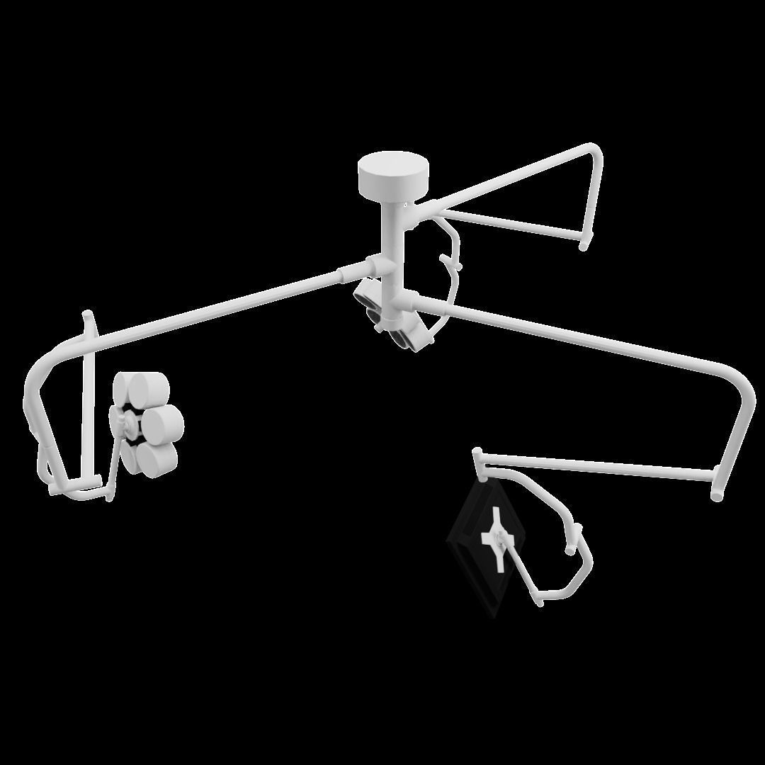 Operating Lights Low-poly 3D model_2