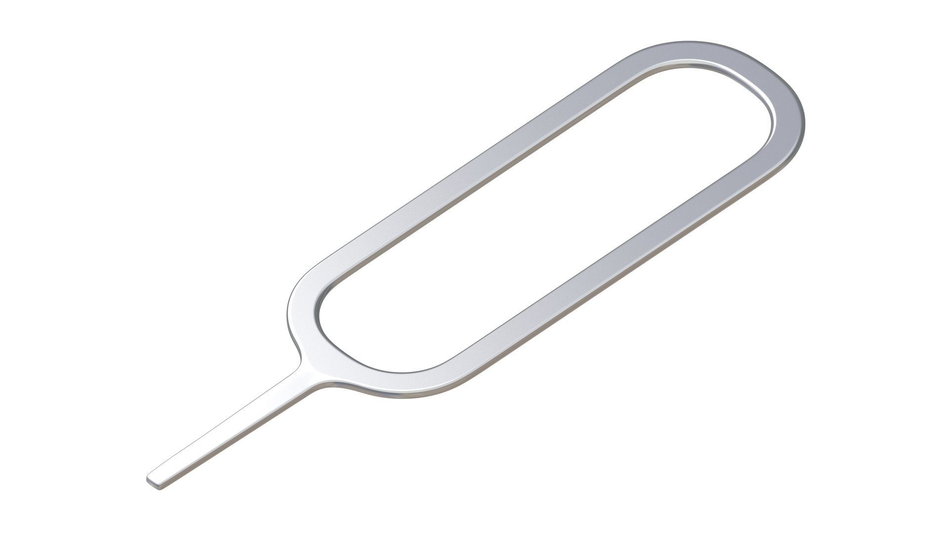Sim Pin Key Stainless Steel 3D model_1
