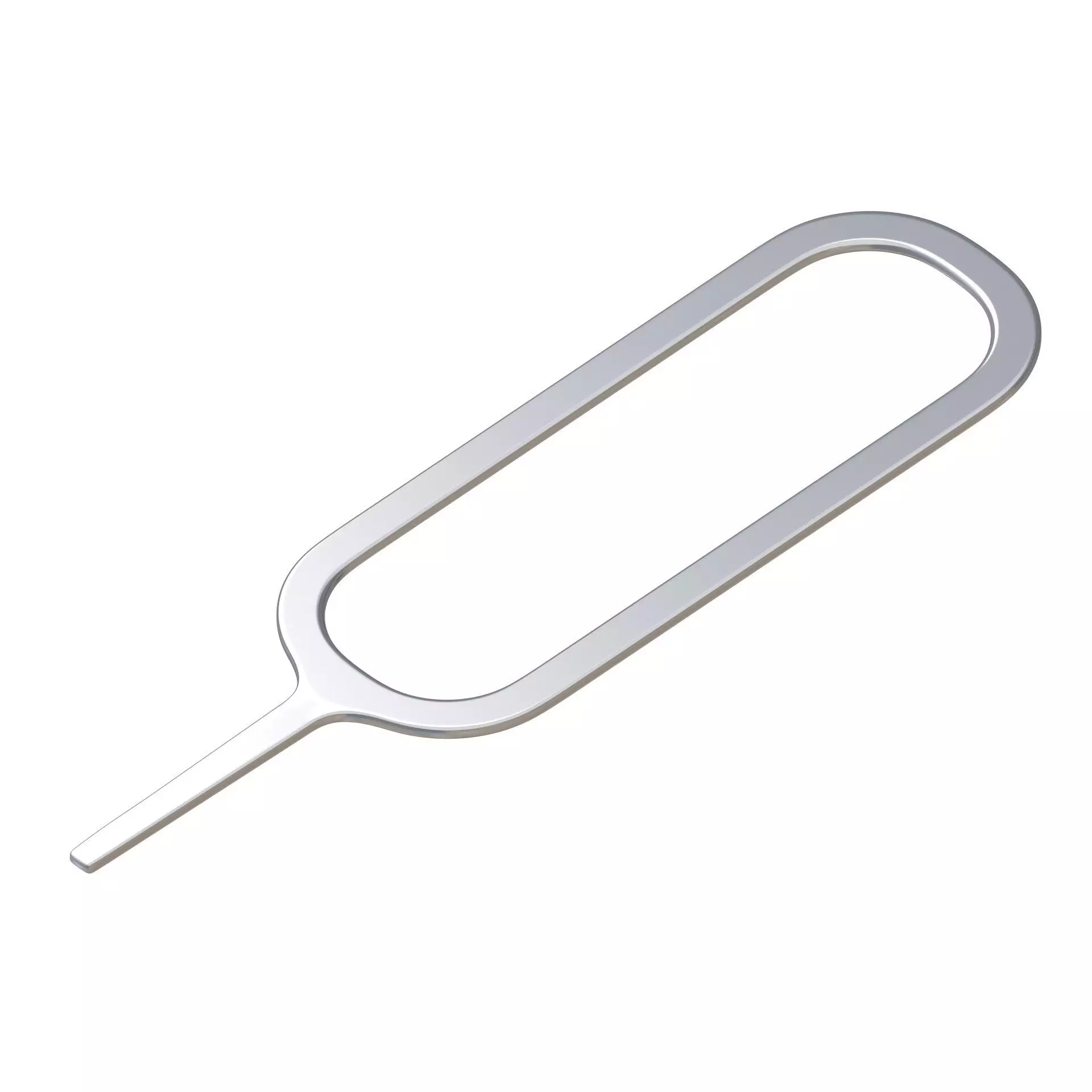 Sim Pin Key Stainless Steel 3D model_0