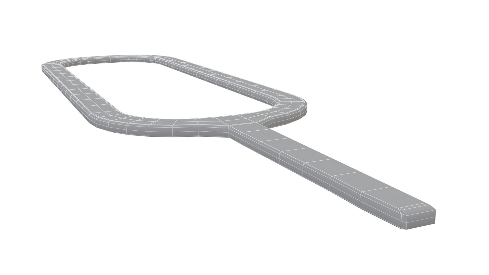 Sim Pin Key Stainless Steel 3D model_7