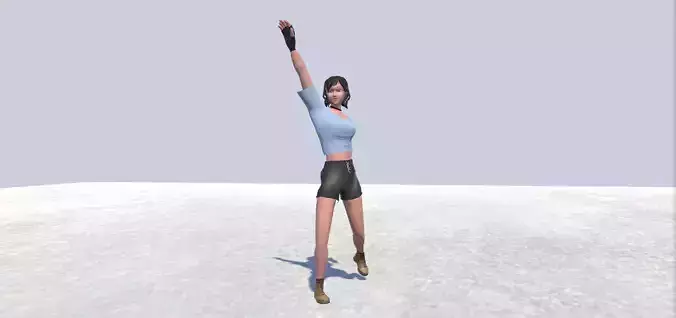 Tennis Girl Model Rigged