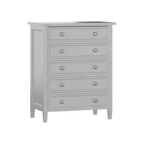 Harbor Grey 5-Drawer Chest