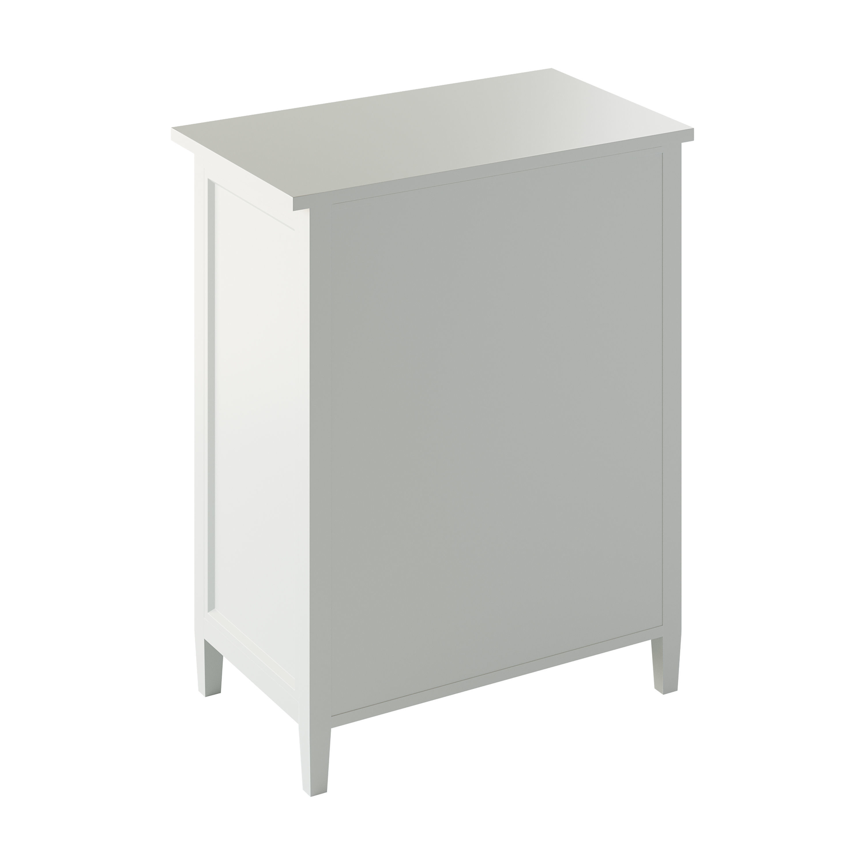 Harbor Grey 5-Drawer Chest 3D model_10