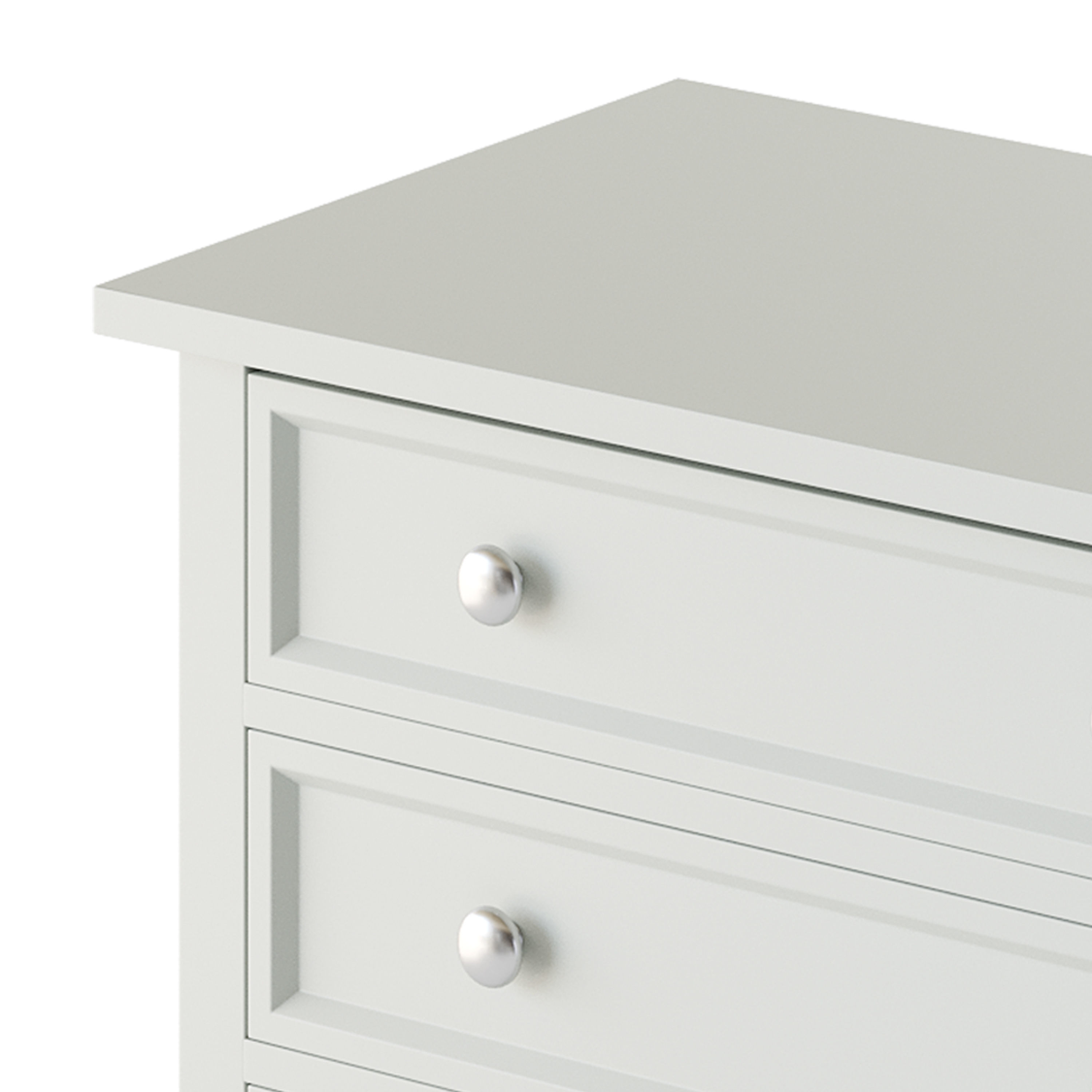 Harbor Grey 5-Drawer Chest 3D model_13