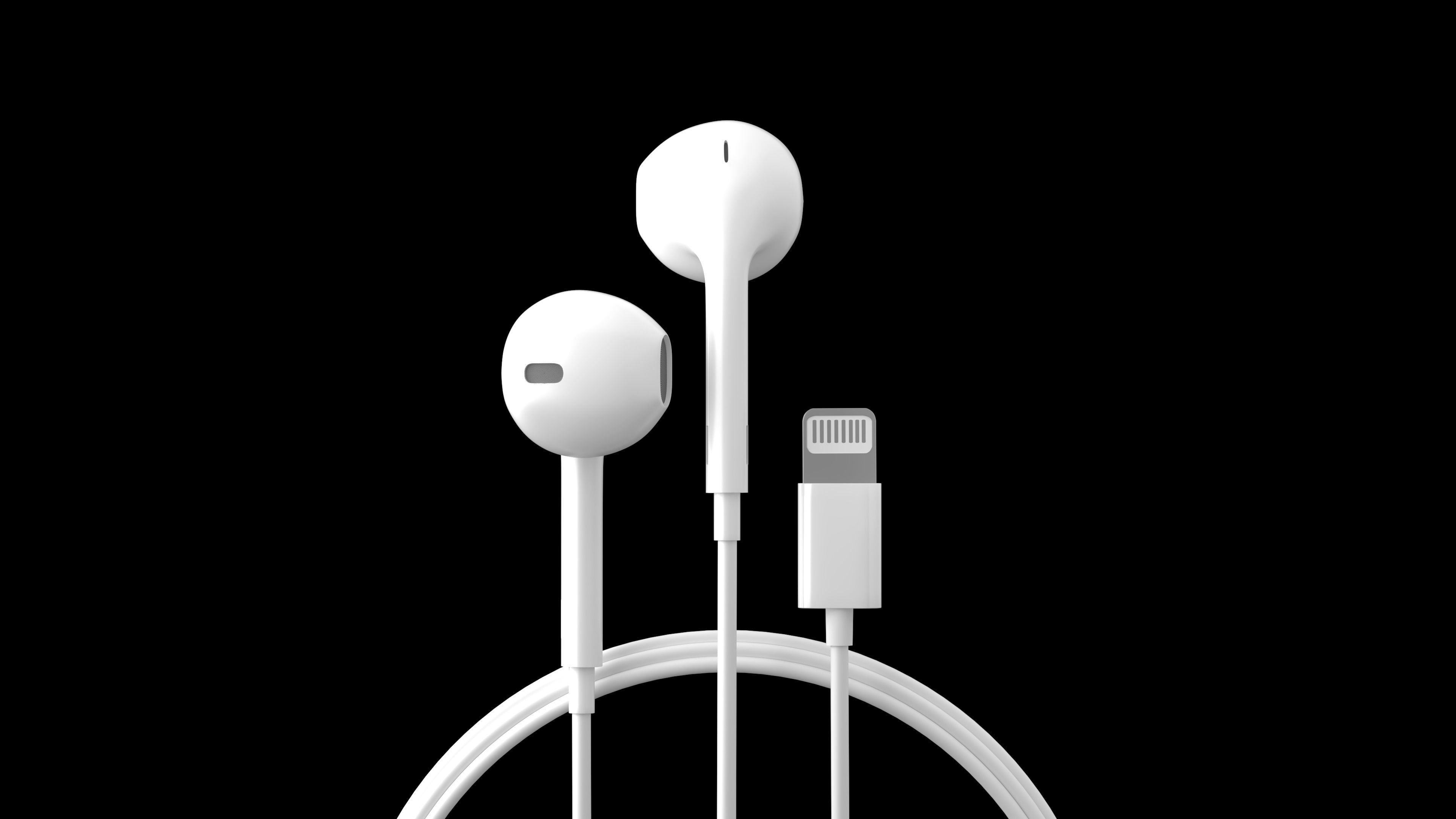 Apple EarPods Wired 3D model_3