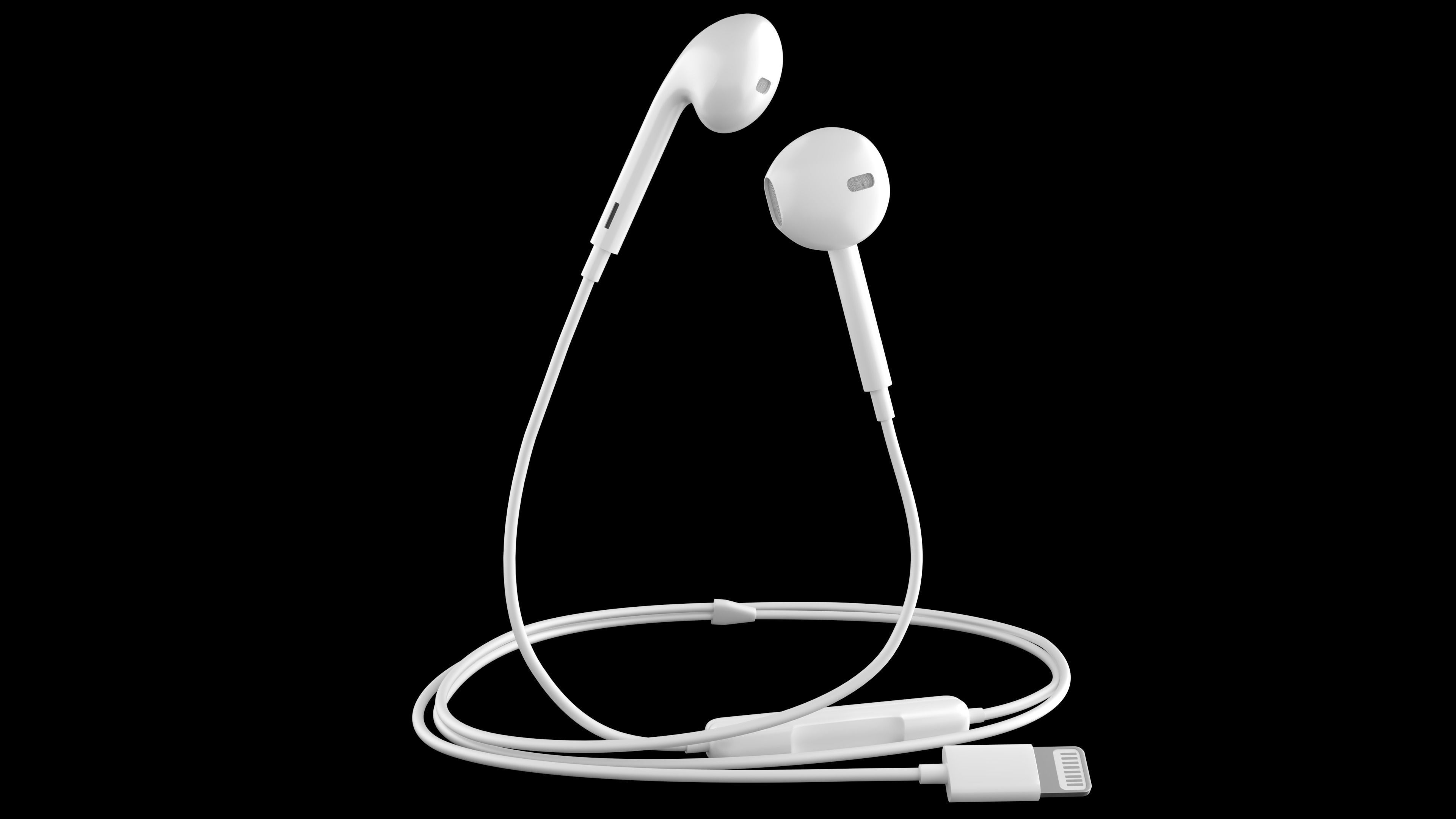 Apple EarPods Wired 3D model_4
