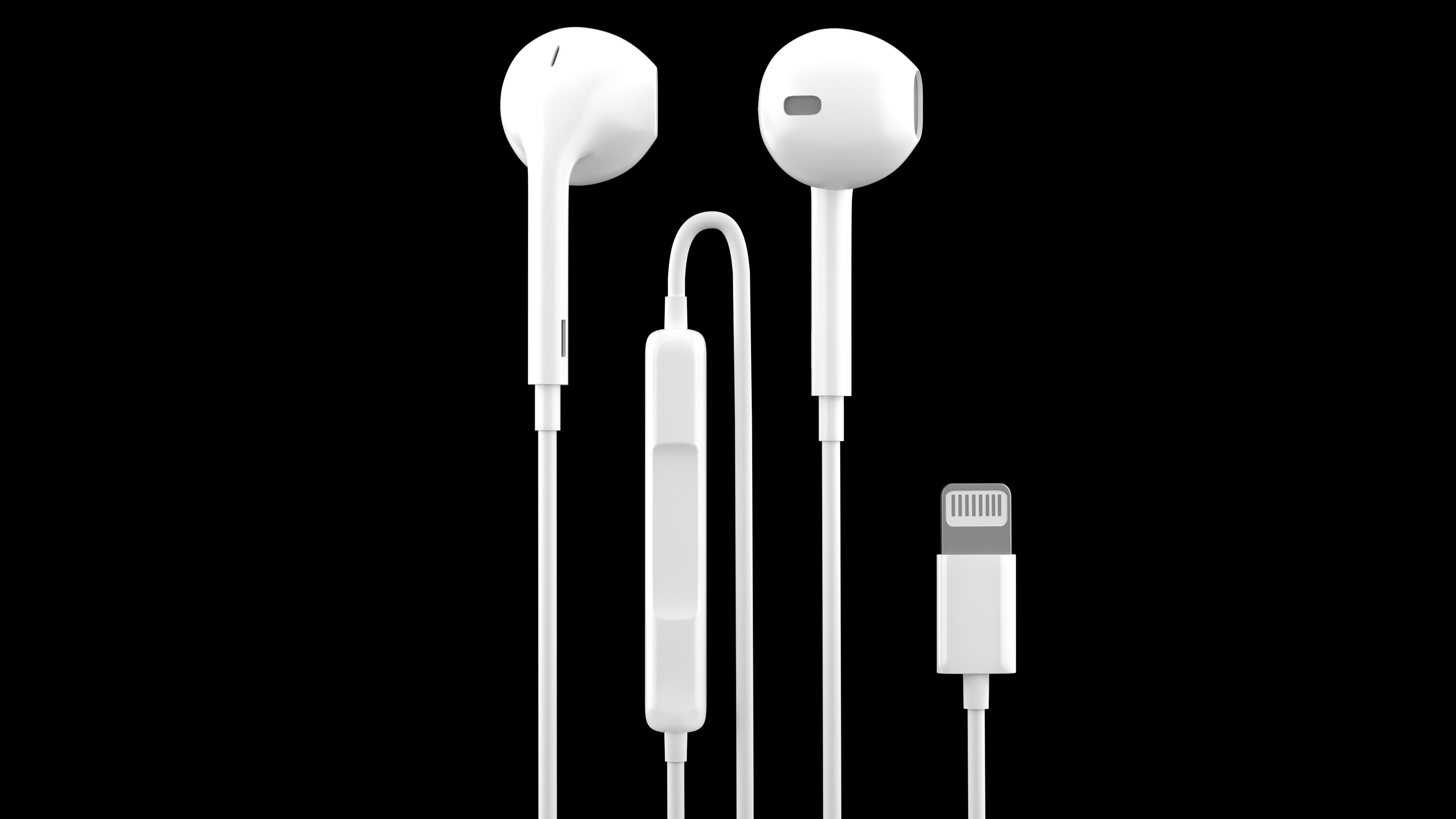 Apple EarPods Wired 3D model_2