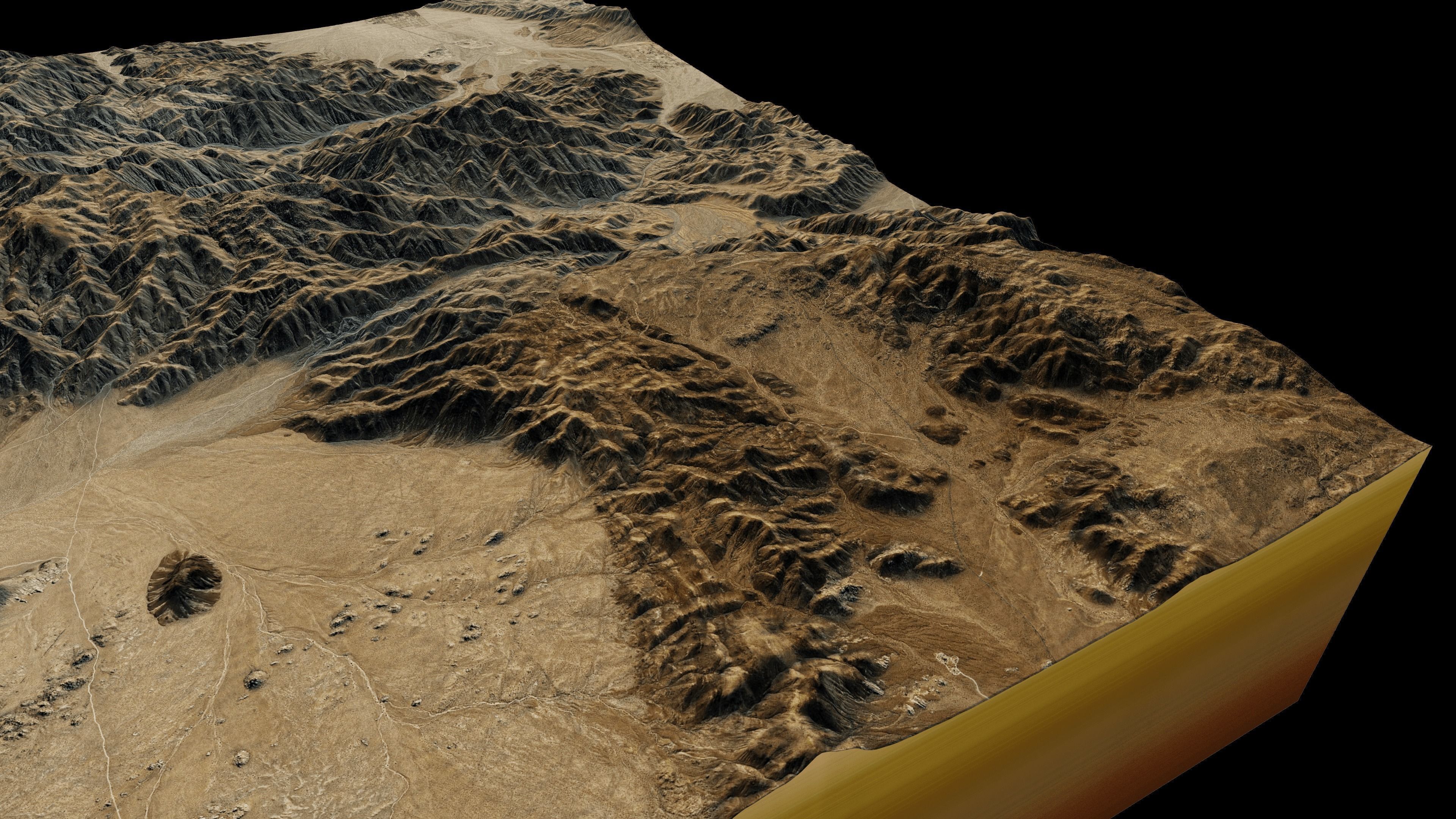 Joshua Tree National Park 3d model terrain 3D model_10