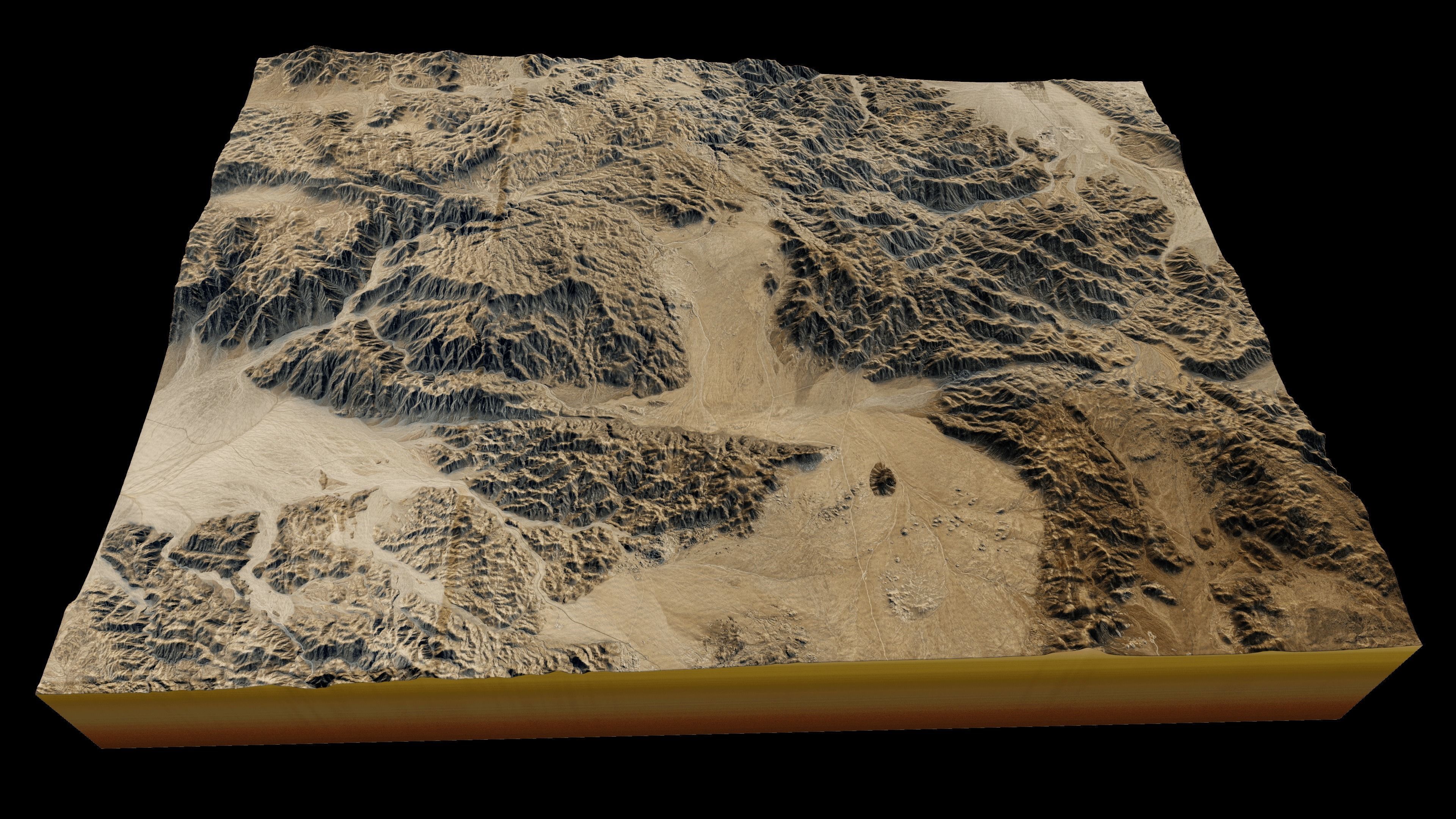 Joshua Tree National Park 3d model terrain 3D model_5