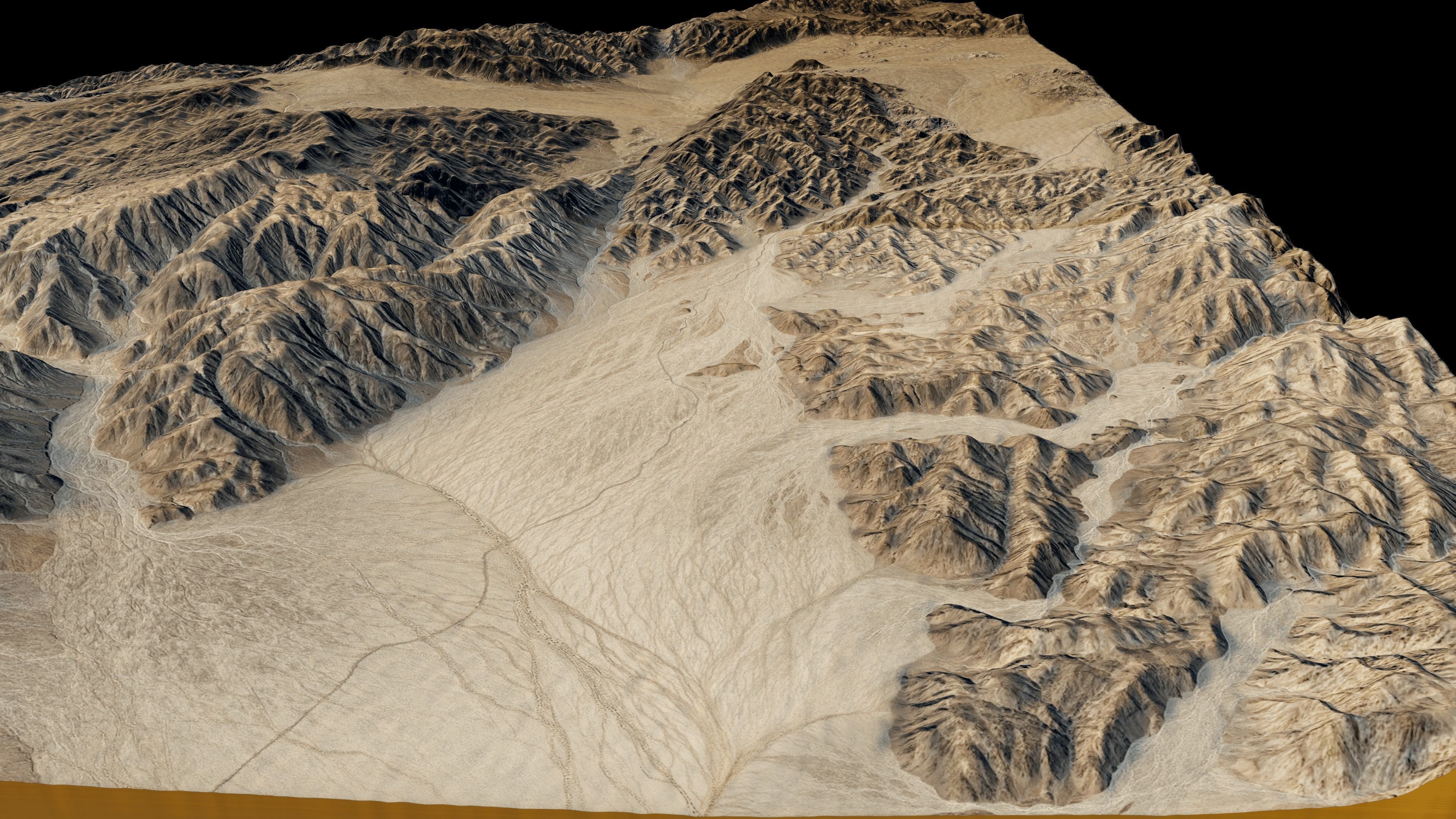 Joshua Tree National Park 3d model terrain 3D model_7