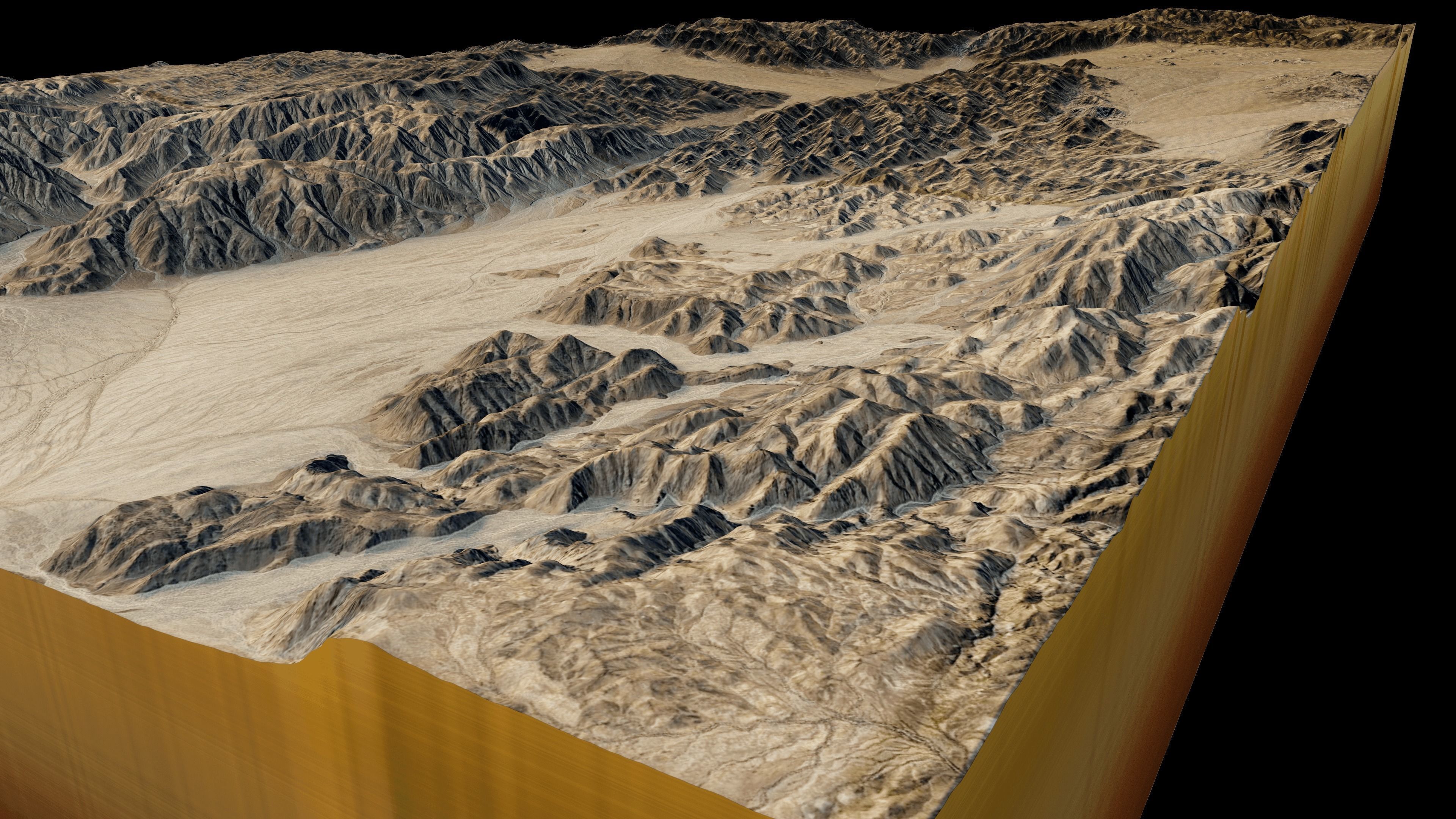 Joshua Tree National Park 3d model terrain 3D model_6