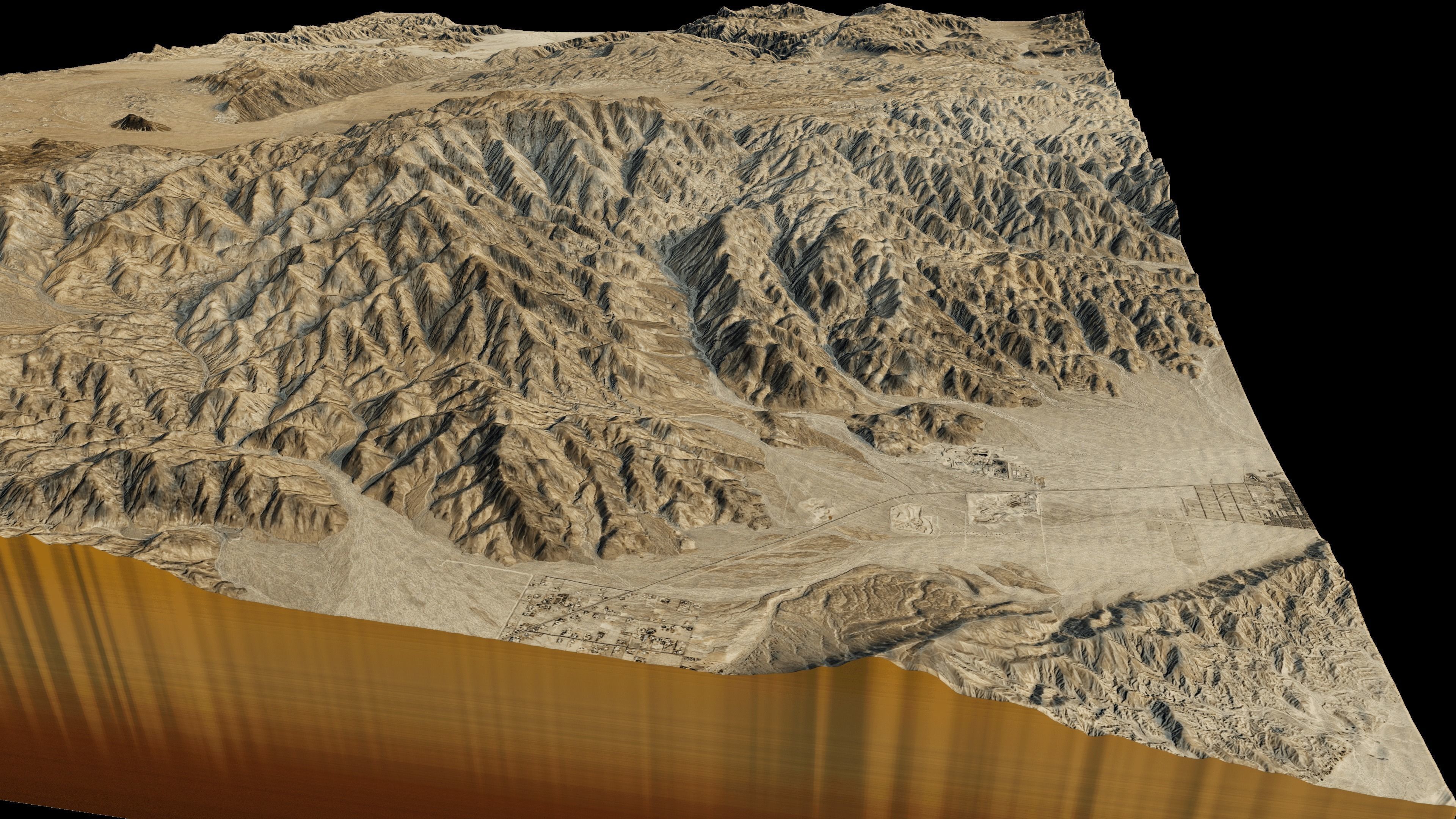 Joshua Tree National Park 3d model terrain 3D model_8
