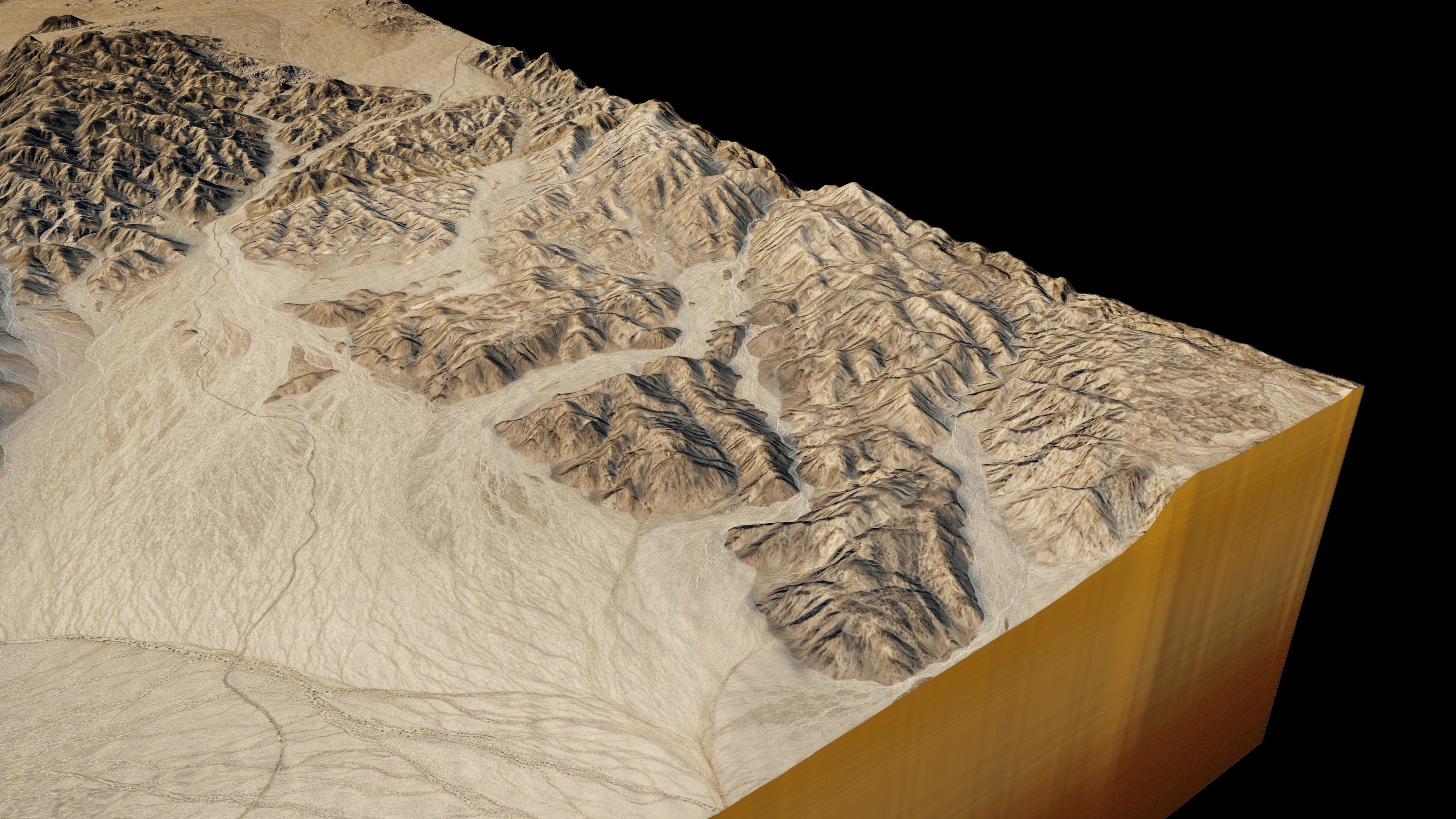 Joshua Tree National Park 3d model terrain 3D model_4
