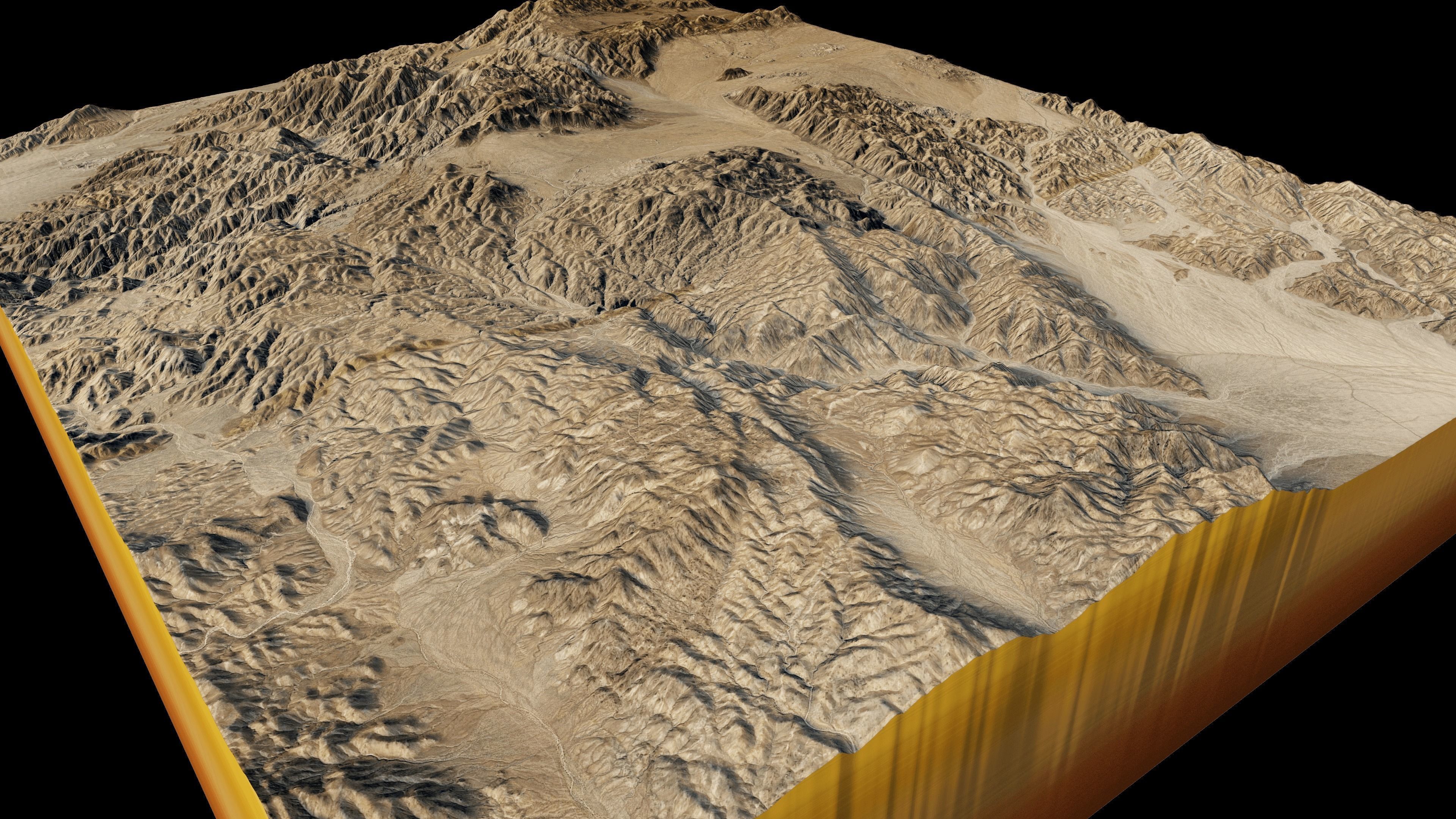 Joshua Tree National Park 3d model terrain 3D model_11
