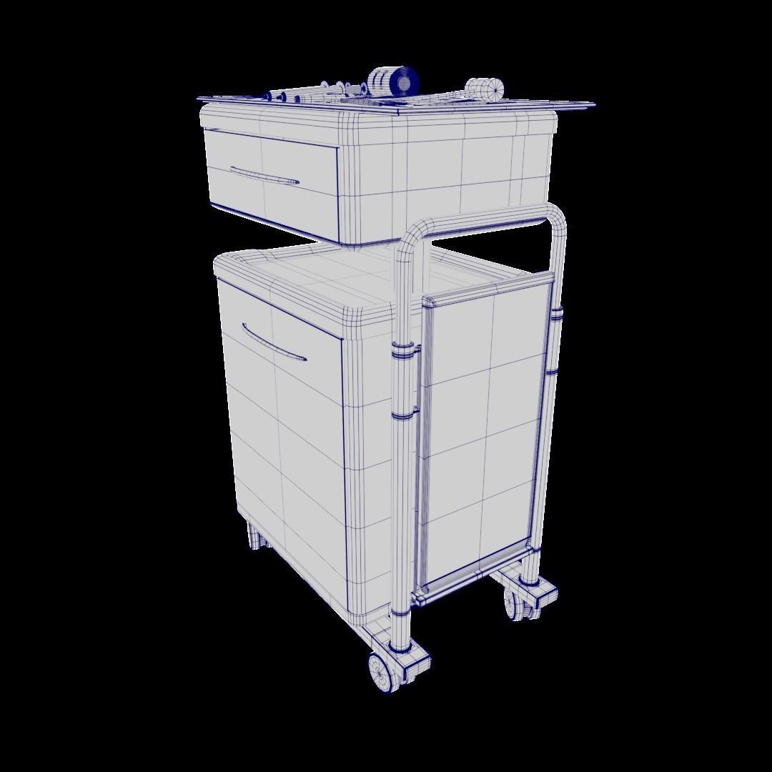 Medical Equipment Trey Low-poly 3D model_4
