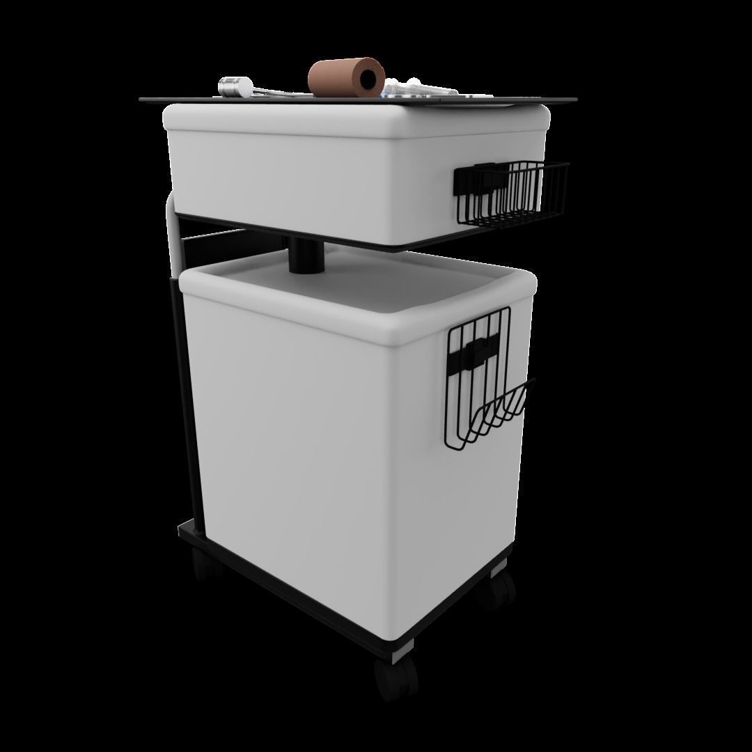 Medical Equipment Trey Low-poly 3D model_1