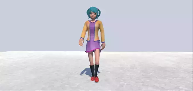 Teen Girl Avatar Toon