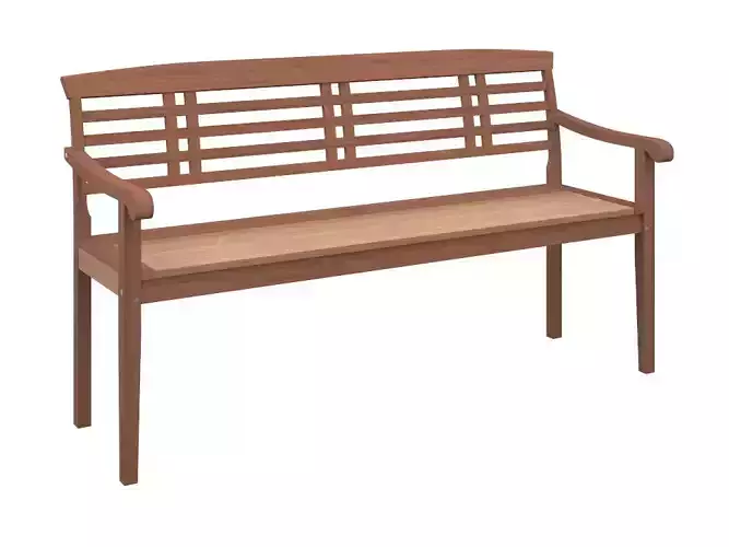Wood bench